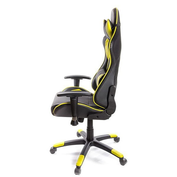 Кресло геймерское АКЛАС Хорнет PL RL Чёрно-жёлтый-2
