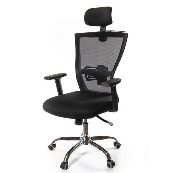 Крісло комп'ютерне АКЛАС Кошеро CH ANF Чорний Крісло комп'ютерне АКЛАС Кошеро CH ANF Чорний-0