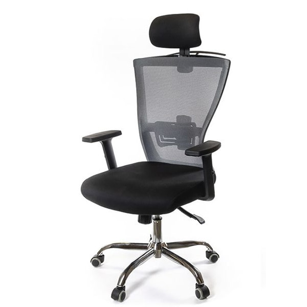 Кресло компьютерное АКЛАС Кошеро CH ANF Чёрно-серый-0