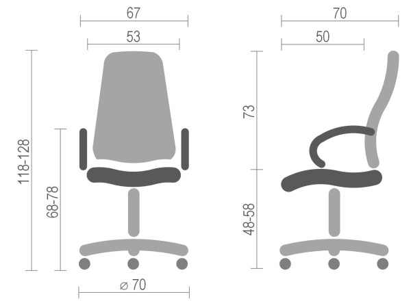 Кресло руководителя АКЛАС Кристоф PL D-TILT Чёрный-3