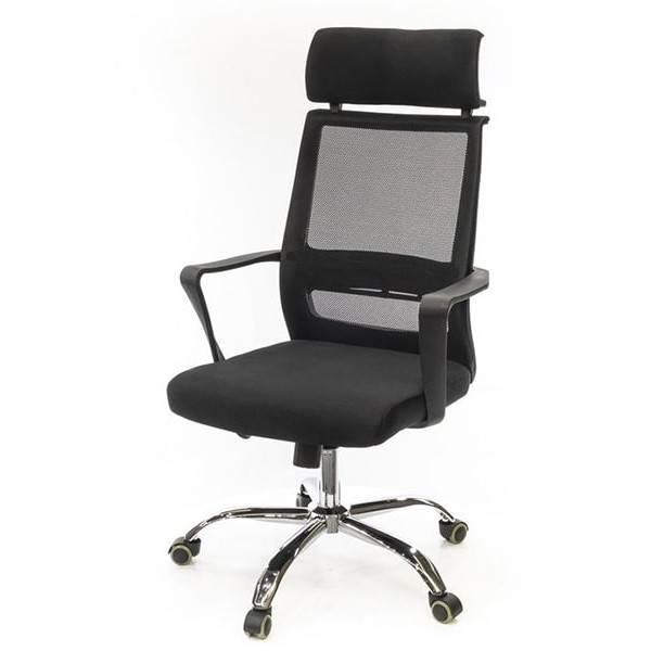 Крісло комп'ютерне АКЛАС Крокус CH TILT Чорний Крісло комп'ютерне АКЛАС Крокус CH TILT Чорний-0