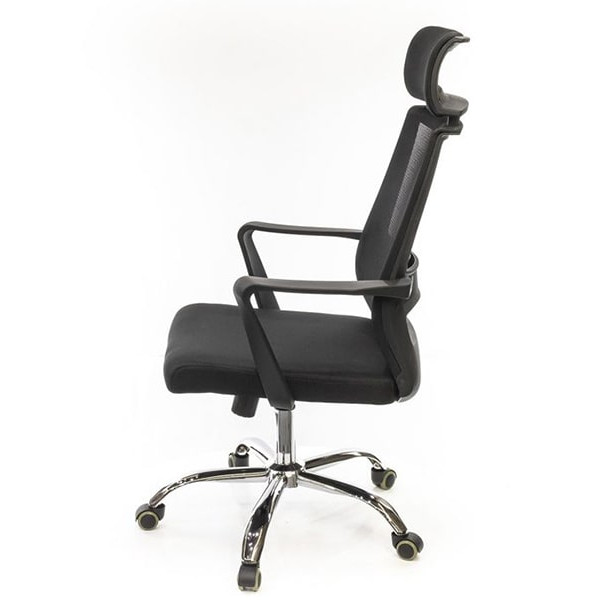 Крісло комп'ютерне АКЛАС Крокус CH TILT Чорний Крісло комп'ютерне АКЛАС Крокус CH TILT Чорний-2