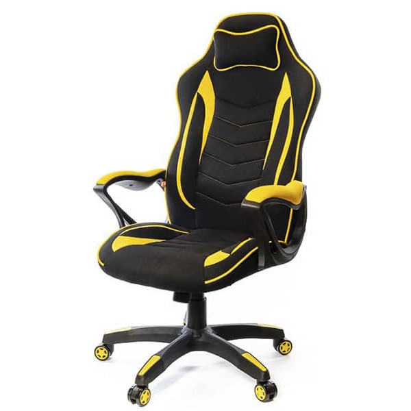 Кресло геймерское АКЛАС Кронум PL TILT Чёрно-жёлтый-0