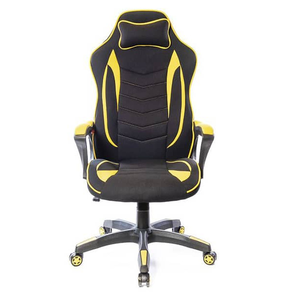 Кресло геймерское АКЛАС Кронум PL TILT Чёрно-жёлтый-1