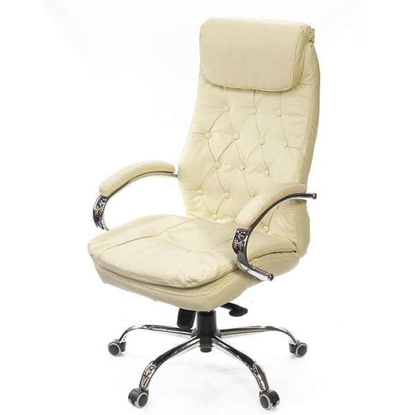 Крісло керівника АКЛАС Лаціо CH MB Бежевий-0