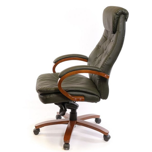 Крісло керівника АКЛАС Лаціо EX MB Зелений-2