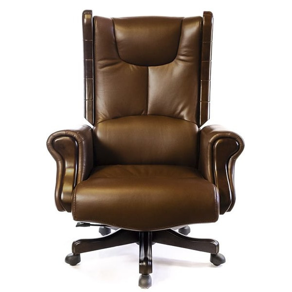 Кресло руководителя АКЛАС Лигурия EX D-TILT Коричневый-1