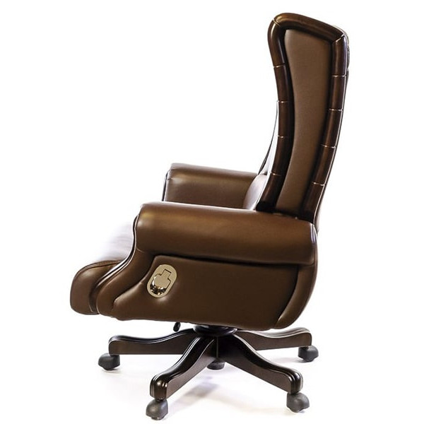 Кресло руководителя АКЛАС Лигурия EX D-TILT Коричневый-2