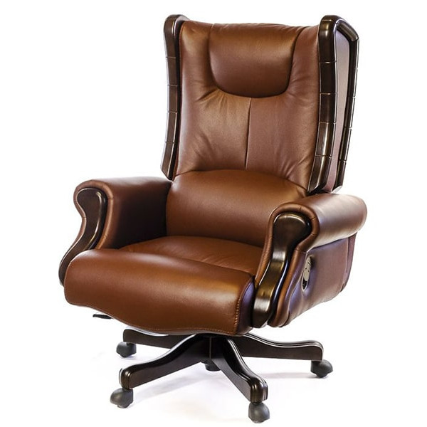 Кресло руководителя АКЛАС Лигурия EX D-TILT Темно-красный-0