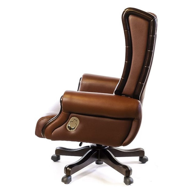 Кресло руководителя АКЛАС Лигурия EX D-TILT Темно-красный-2