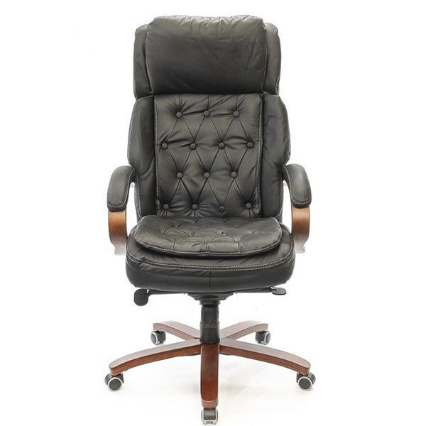 Крісло керівника АКЛАС Людовик EX MB Чорний-1