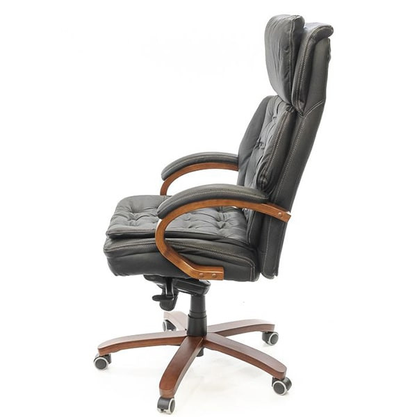 Крісло керівника АКЛАС Людовик EX MB Чорний-2