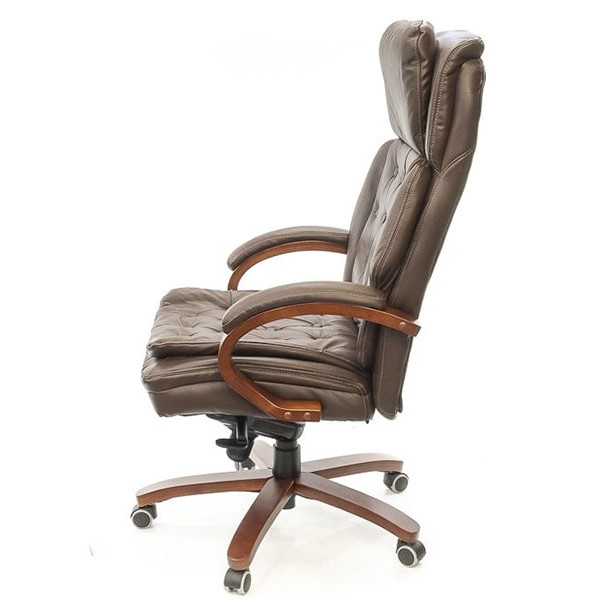 Кресло руководителя АКЛАС Людовик EX MB Коричневый-2