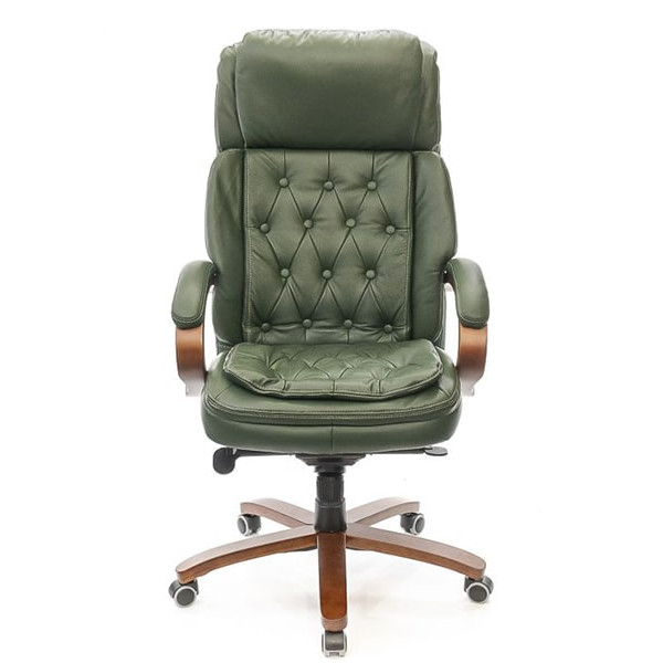 Кресло руководителя АКЛАС Людовик EX MB Зелёный-1