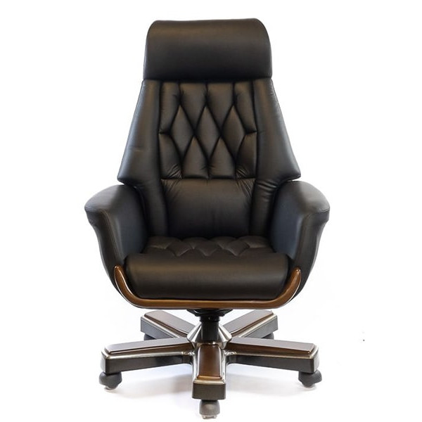 Кресло руководителя АКЛАС Миллер EX RL-MB Чёрный-1