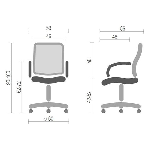 Кресло компьютерное АКЛАС Мираж FX CH TILT Чёрный-3