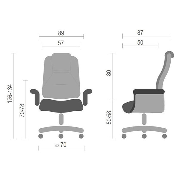 Кресло руководителя АКЛАС Морион ЕХ D-TILT Чёрный-3