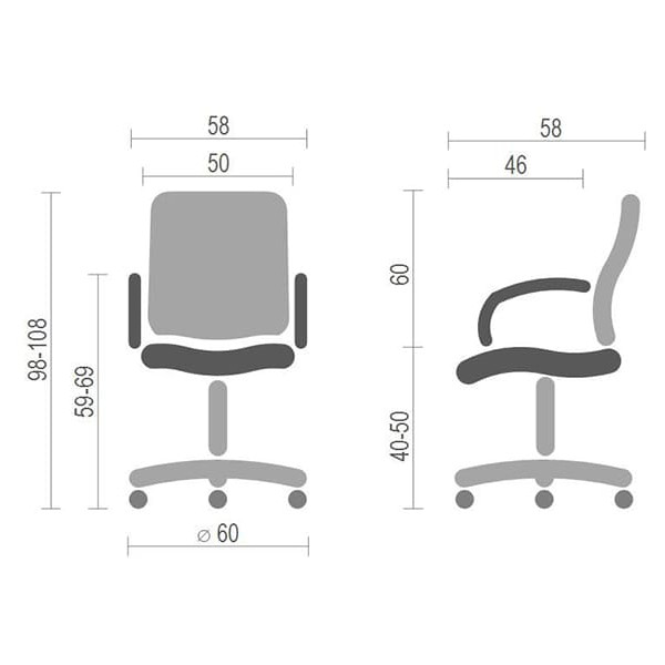 Крісло керівника АКЛАС Натан CH TILT Чорний-3