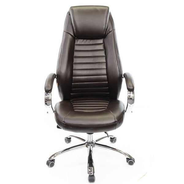 Кресло руководителя АКЛАС Олбери CH ANF Коричневый-1