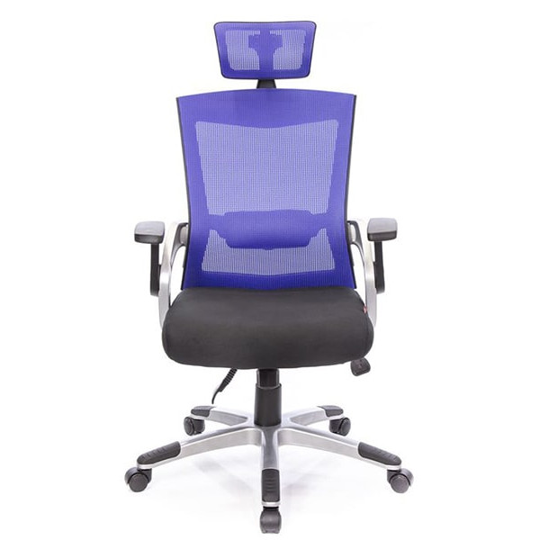 Крісло комп'ютерне АКЛАС Пріма PL HR ANF Синій Крісло комп'ютерне АКЛАС Пріма PL HR ANF Синій-1