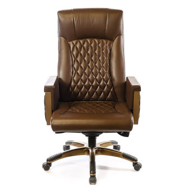 Кресло руководителя АКЛАС Ридо CH SR Коричневый-1