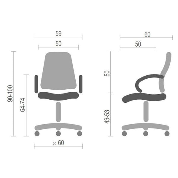 Кресло компьютерное АКЛАС Рокко CH TILT Чёрный Кресло компьютерное АКЛАС Рокко CH TILT Чёрный-3