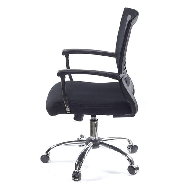 Кресло компьютерное АКЛАС Рокко CH TILT Чёрный Кресло компьютерное АКЛАС Рокко CH TILT Чёрный-2