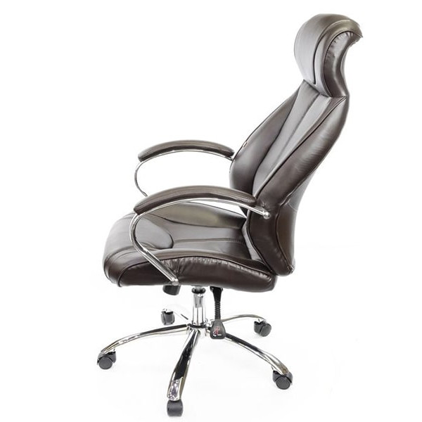 Кресло руководителя АКЛАС Сетиф CH ANF Коричневый-2