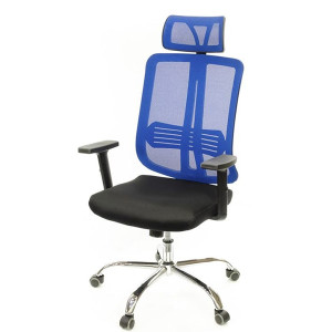Крісло комп'ютерне АКЛАС Сіті CH SR(L) Синій