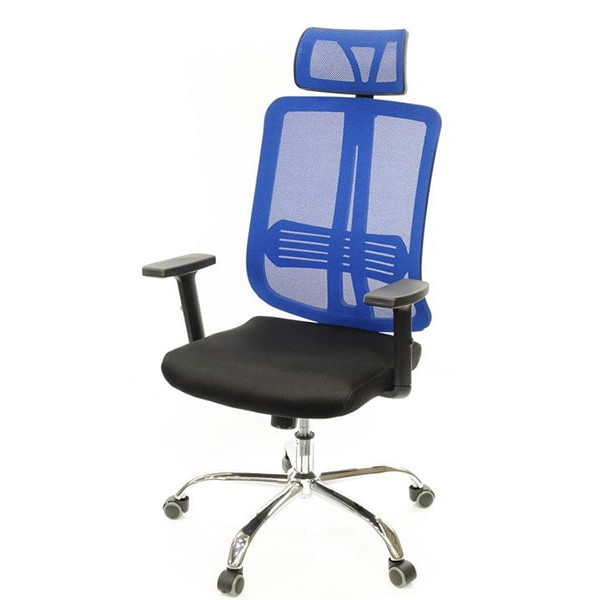 Крісло комп'ютерне АКЛАС Сіті CH SR(L) Синій-0