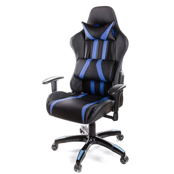 Крісло геймерське АКЛАС Стрик PL RL Чорно-синій-0