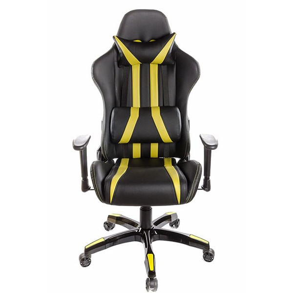 Кресло геймерское АКЛАС Стрик PL RL Чёрно-жёлтый-1