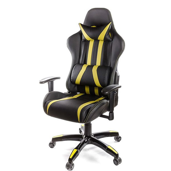 Кресло геймерское АКЛАС Стрик PL RL Чёрно-жёлтый-0