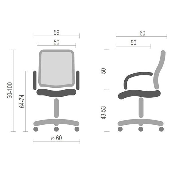 Кресло компьютерное АКЛАС Стром W CH TILT Чёрный Кресло компьютерное АКЛАС Стром W CH TILT Чёрный-3