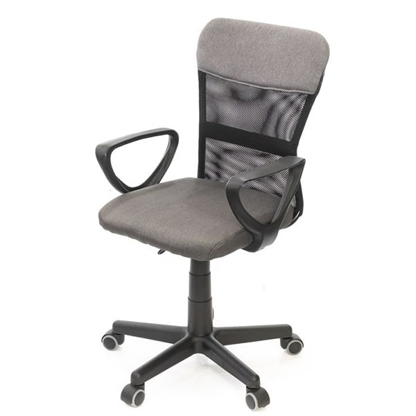 Крісло комп'ютерне АКЛАС Тезія PL PR Сірий Крісло комп'ютерне АКЛАС Тезія PL PR Сірий-0