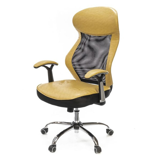 Кресло компьютерное АКЛАС Терция CH TILT Бежевый Кресло компьютерное АКЛАС Терция CH TILT Бежевый-0