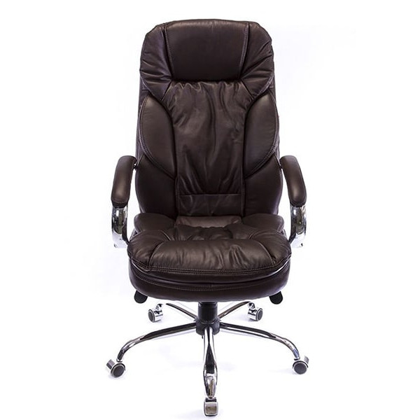 Кресло руководителя АКЛАС Тироль CH MB Коричневый-1