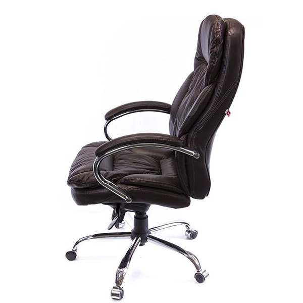 Кресло руководителя АКЛАС Тироль CH MB Коричневый-2