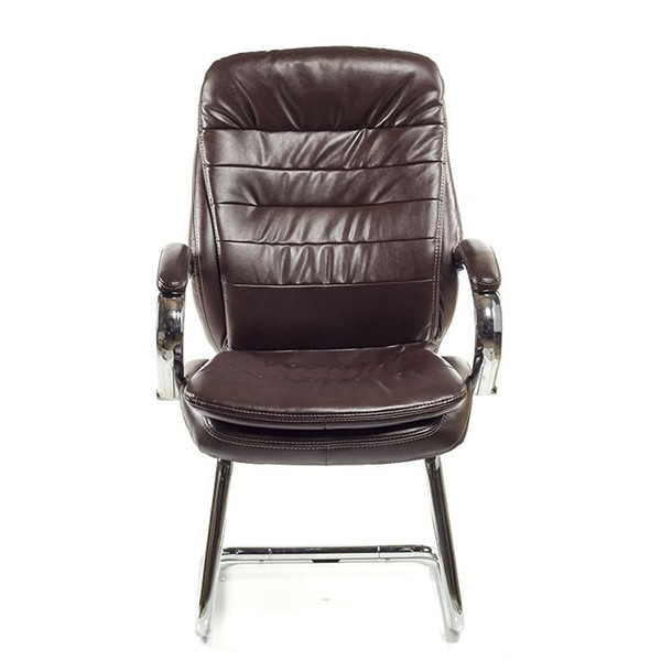 Кресло конференционное АКЛАС Валенсия CH CF Коричневый-1