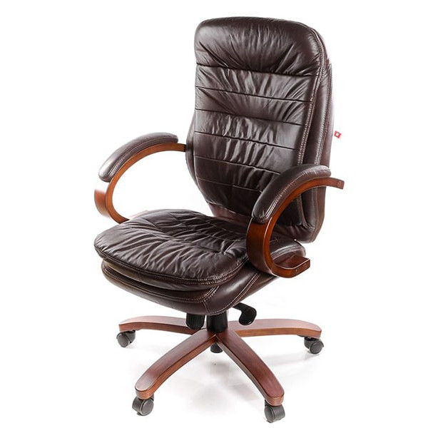 Кресло руководителя АКЛАС Валенсия EX MB Коричневый-0