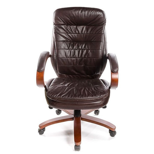 Кресло руководителя АКЛАС Валенсия EX MB Коричневый-1