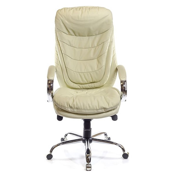 Кресло руководителя АКЛАС Валенсия Soft CH MB Бежевый-1