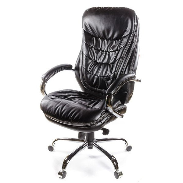 Кресло руководителя АКЛАС Валенсия Soft CH MB Чёрный-0