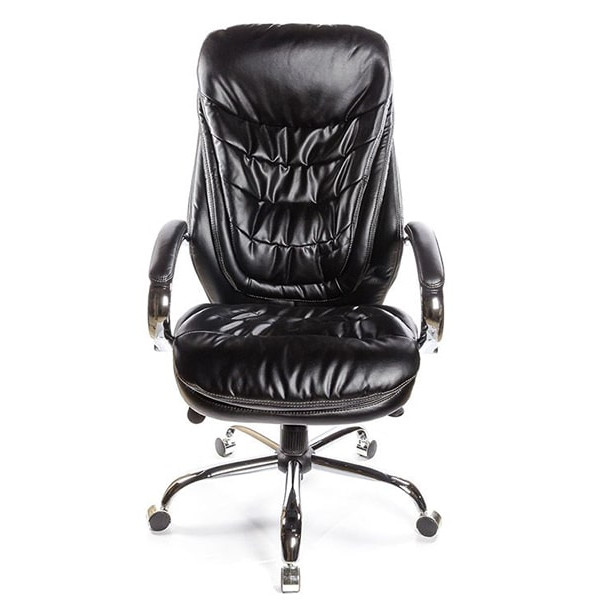 Кресло руководителя АКЛАС Валенсия Soft CH MB Чёрный-1