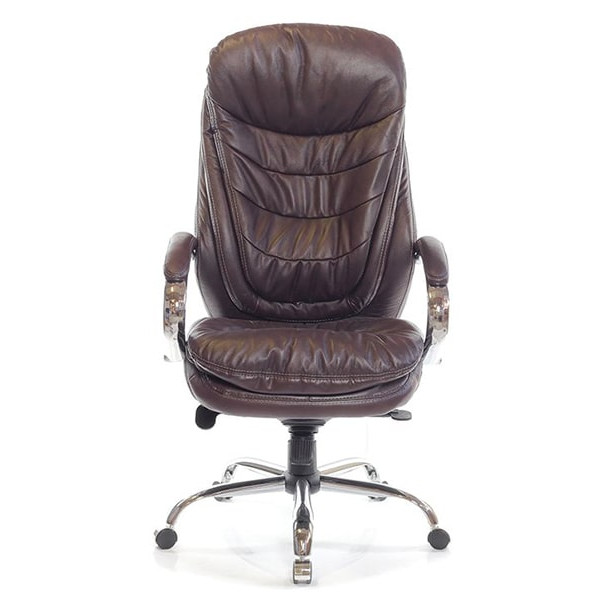 Крісло керівника Аклас Валенсія Soft CH MB Коричневий-1