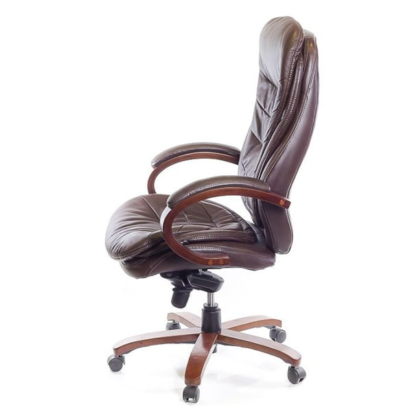 Кресло руководителя АКЛАС Валенсия Soft EX MB Коричневый-2