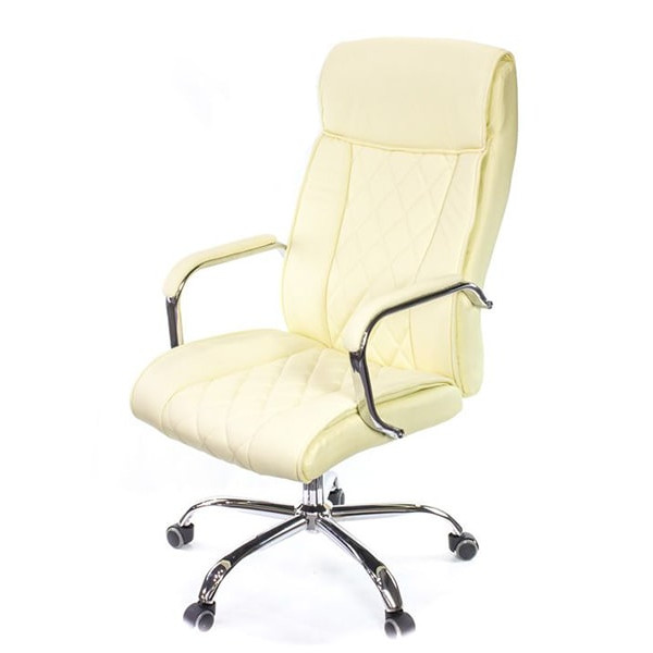 Кресло руководителя АКЛАС Виконт CH ANF Бежевый-0