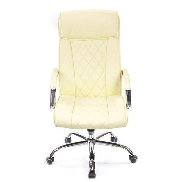 Кресло руководителя АКЛАС Виконт CH ANF Бежевый-1