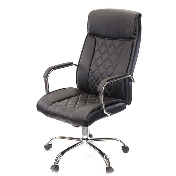 Крісло керівника АКЛАС Віконт CH ANF Чорний-0