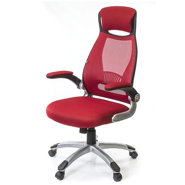 Крісло комп'ютерне АКЛАС Вінд PL TILT Червоний Крісло комп'ютерне АКЛАС Вінд PL TILT Червоний-0